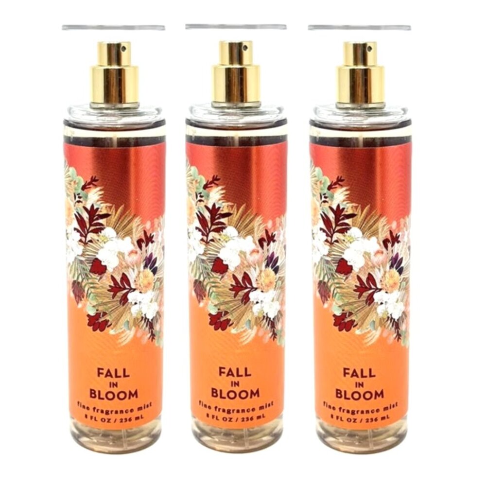 Bath & Body Works Fall in Bloom Fine Fragrance Mist x 3